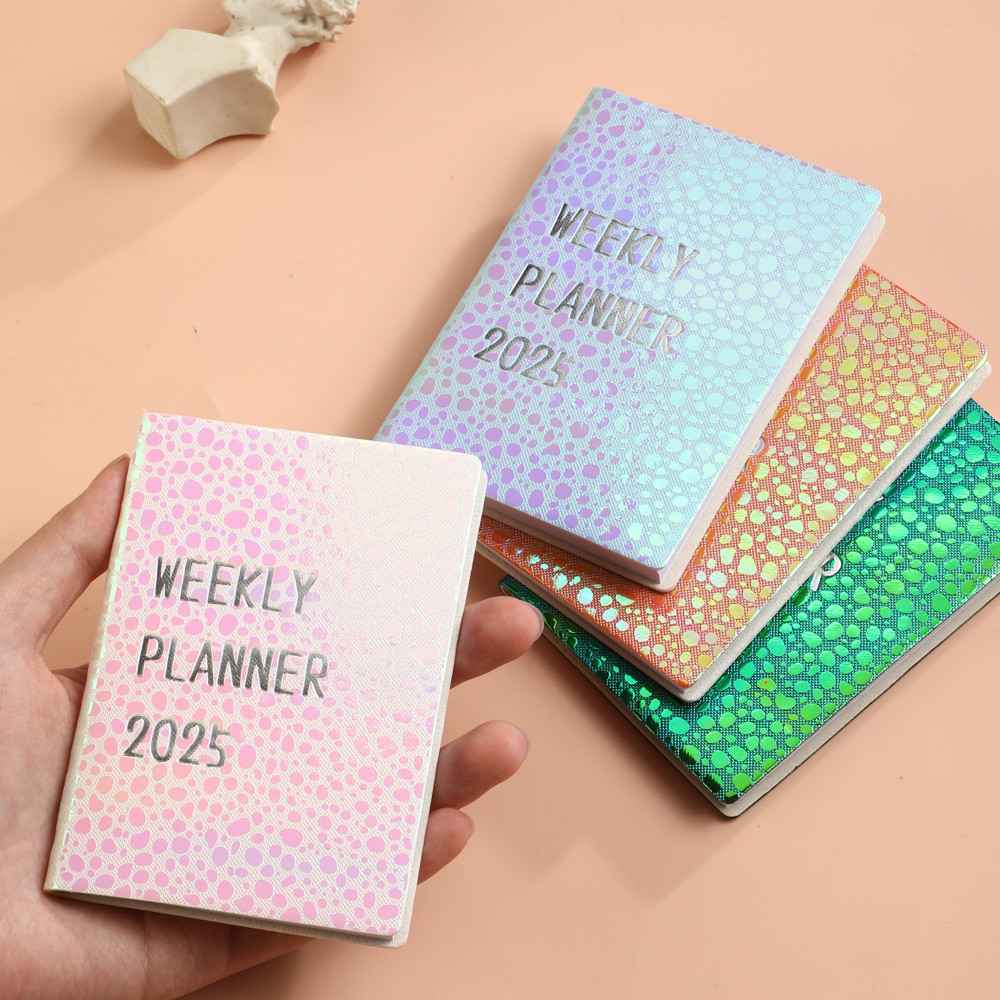 2025 Creative Trends Mini Weekly Planner - Cute Faux Leather Softcover for Daily Memos, Gifts, and Personal Organization