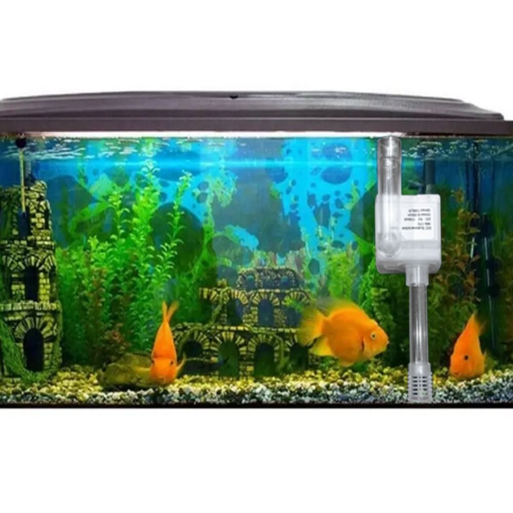 USB Small Submersible Pump Ultra Quiet Suction Cup Mini Water Pump 1W Plastic Water Fountain Pump Aquarium