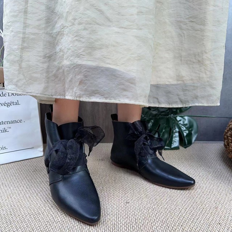 Koznoy 2cm Cow Genuine Leather Boots Luxury Designer Zipper Autumn Spring Ethnic Point Toe Ankle Booties Women Shoes Demi-season