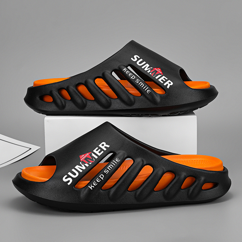 New Design Men's Slippers Indoor Outdoor Sandals Beach Comfortable Soft Slides Casual Shoes Trendy Men Flip-flops Home Slippers