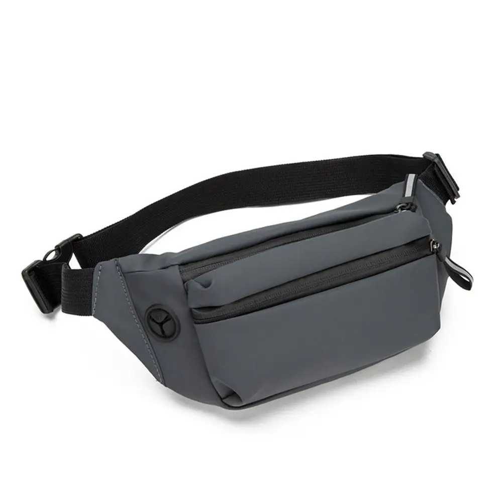 Mens and womens waist bags waterproof mens waistband bags abdominal banana bags womens kangaroo buttocks bags mens work wallet bags N0S2 Z250407