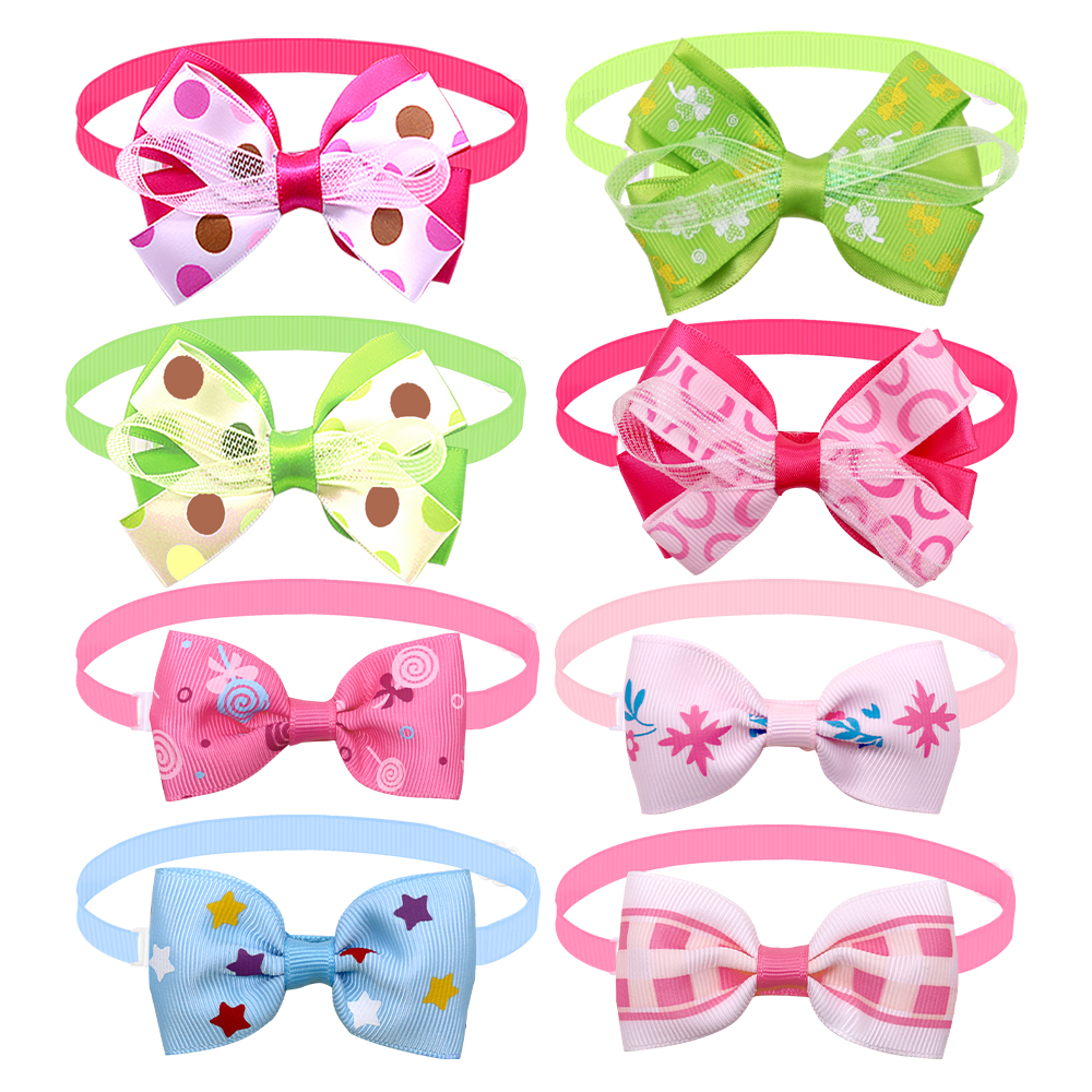 Bulk Popular Dog Bowtie For Small Dog Cat Bowtie Neckties Dogs Pets Grooming Accessories Fashion Bowties For Dogs
