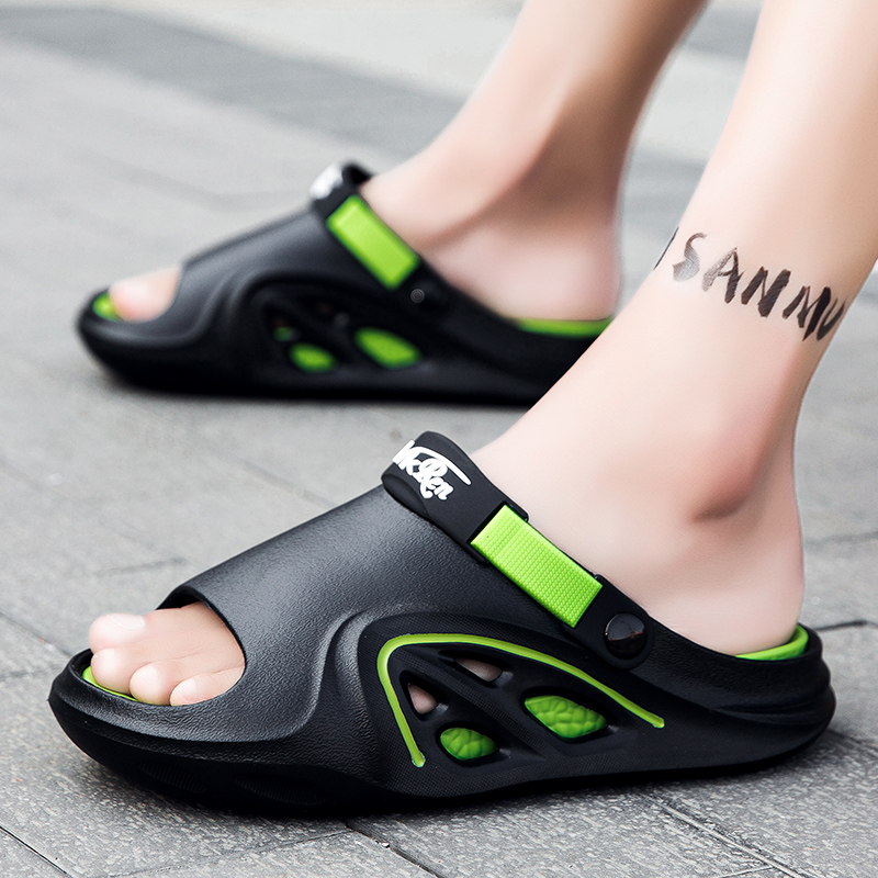 New Men's Outdoor Sandals Slippers Beach Comfortable Slides Clogs Men Casual Shoes Garden Shoes Men's Beach Sandals Slippers
