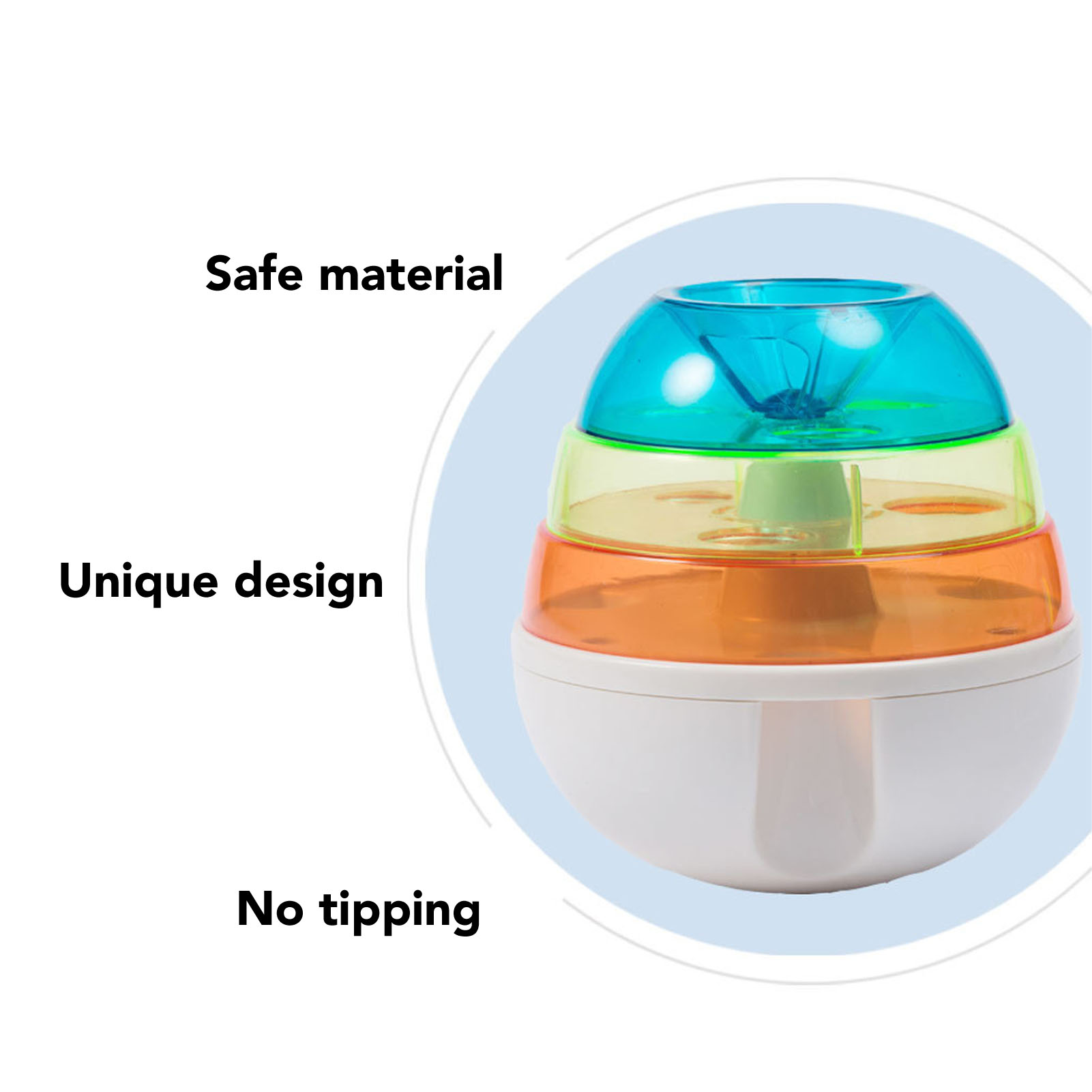 Dog Treat Dispensing Toy Ball Intellectual Stimulation IQ Training Interactive Dog Slow Feeder Toy