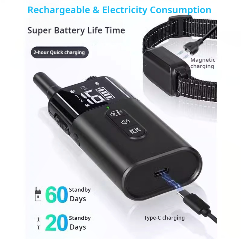 Dog Training Collar Dog Shock Collar With Remote 2600FT Electric Dog Training Collar With 3 Training Modes 16 Level Adjustable S