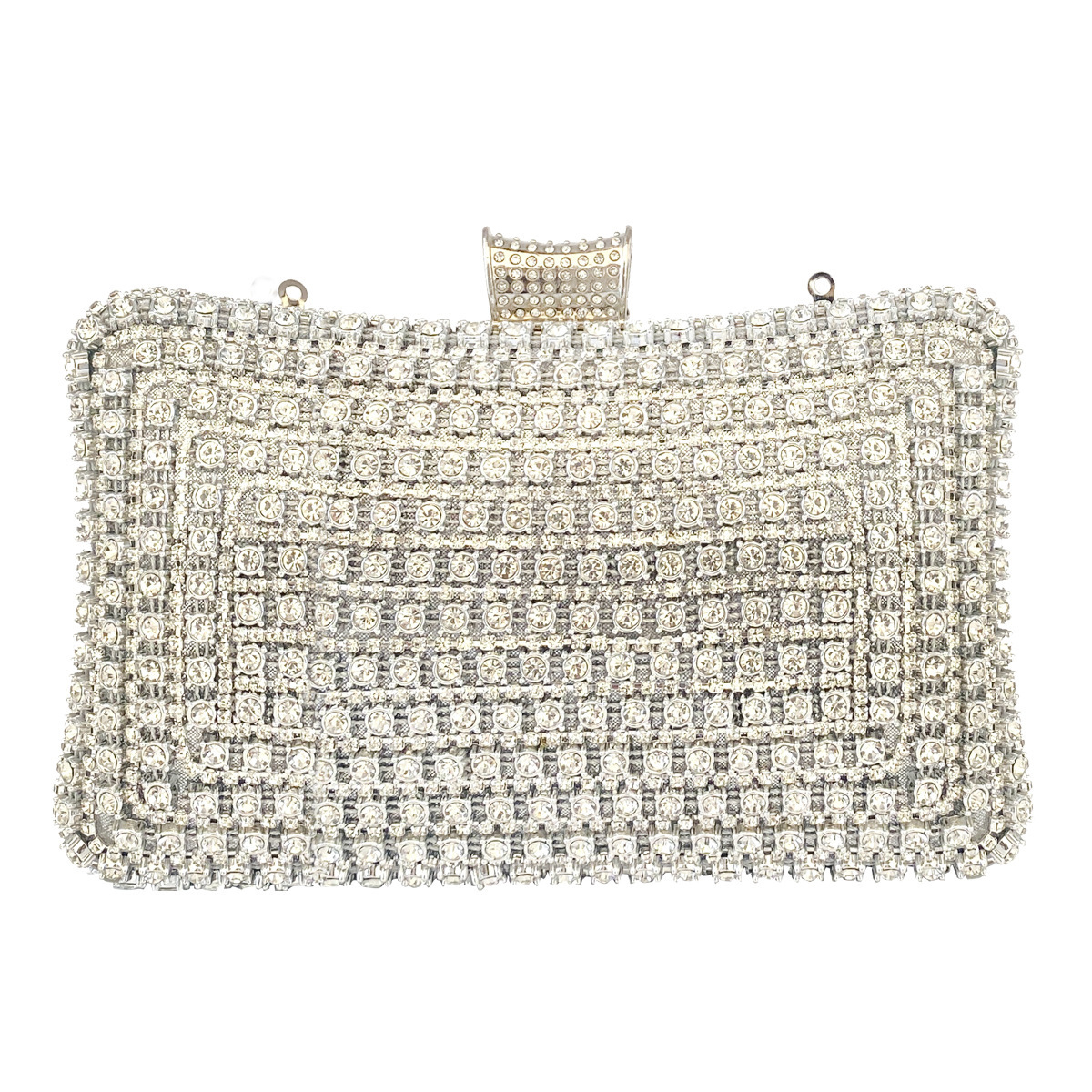 New 2024 with Inlaid Handmade Diamond Ladies Dress Evening Bag Banquet Handbag