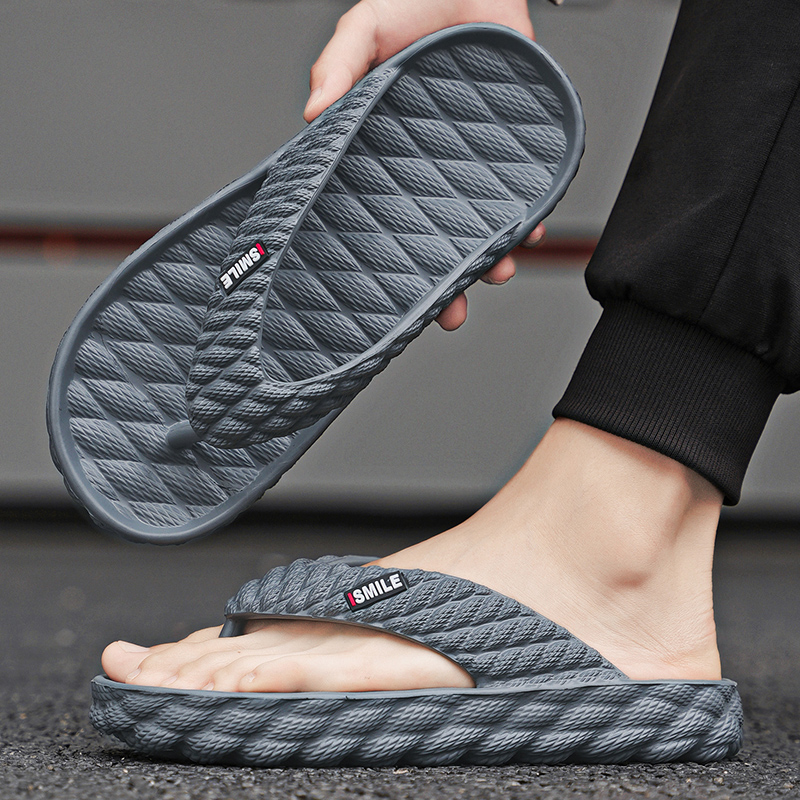 New Design Men's Slippers Flip Flops Indoor Outdoor Beach Sandals Soft Sole Slides Men Women Non-slip Home Slippers Flip Flops