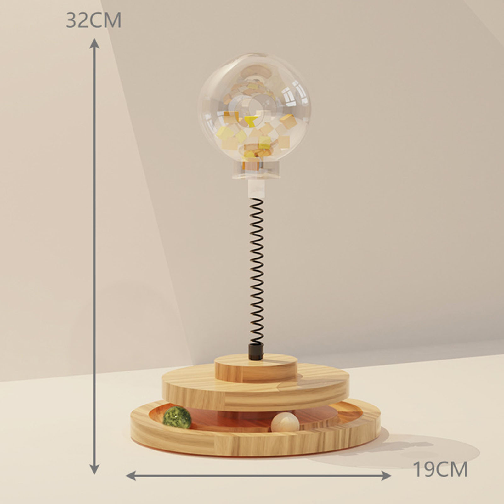 Pet Toy Treat Dispenser Tumbler Interactive Cat Food Toys Leakage Food Ball Pet Feeder For Kitten Pet Supplies