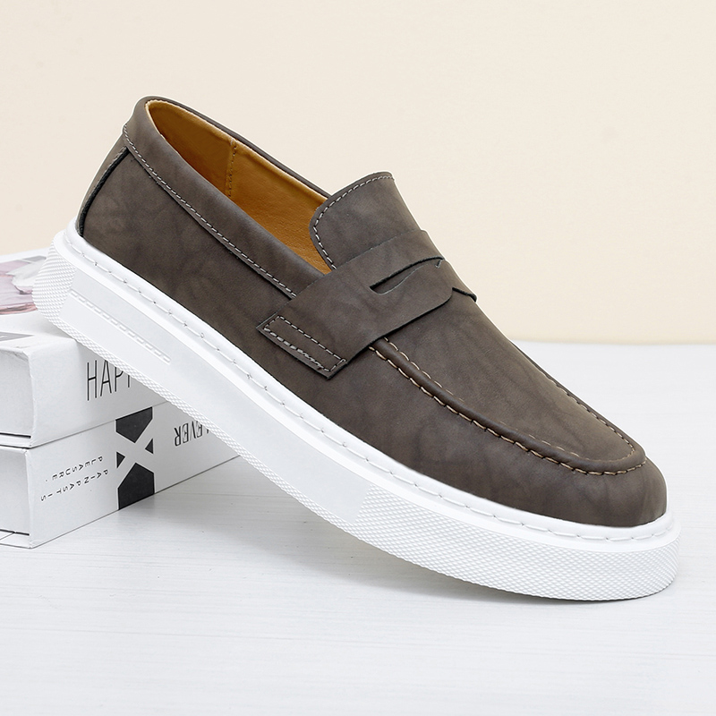 Genuine Leather Male Summer Slip on Loafers Handmade Men's Casual Leather Shoes Hot Sale Driving Shoes Moccasins Walking Flats