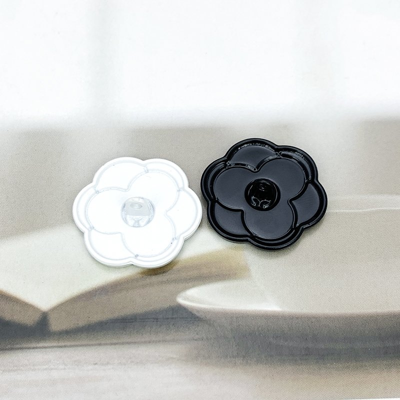 Boutons en métal de parfum français Fleurs rondes roses Round Fleurs Hexagonal Boutons de commerce extérieur haut de gamme