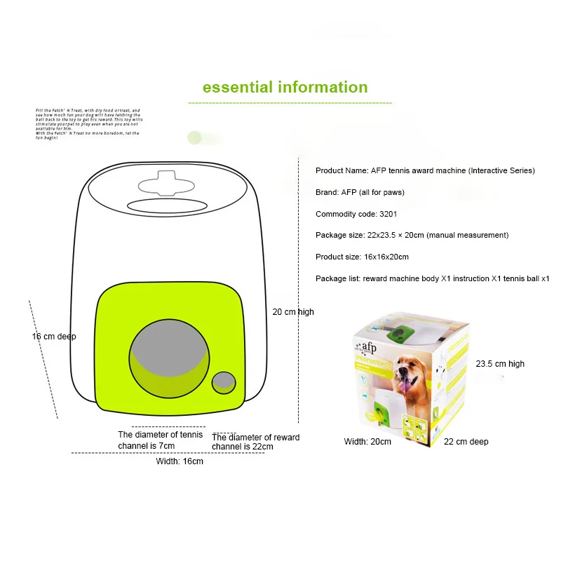 New Tennis Launcher Dog Automatic Toy Reward Machine Intelligent Feeder Throwing Machine Pet Ball Throwing Machine