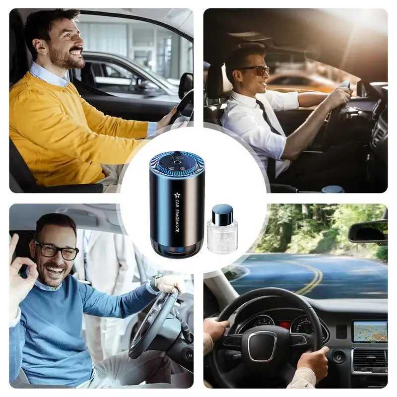 Car Air Freshener Car Aroma Diffuser Auto Mini Oil Diffuser Car Humidifier Essantial Oil Diffuser auto Propeller Perfume Diffuser Air FreshenerL240910