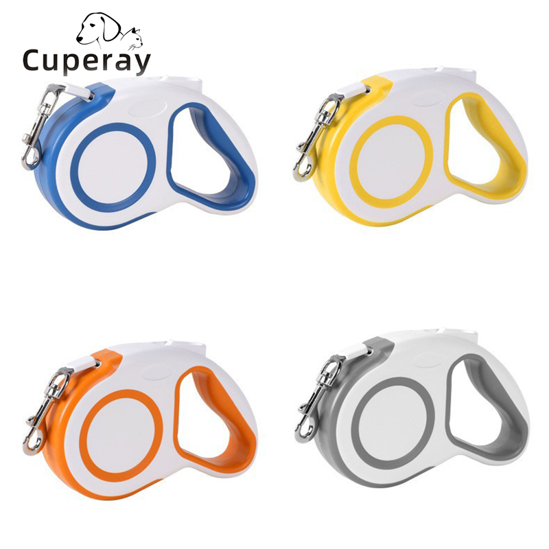 Dog Leash Retractable,No Tangle Dog Leashes Long for Medium Large Dogs,Nylon Cord and 1 Button Break & Lock Heavy Duty Dog Leads