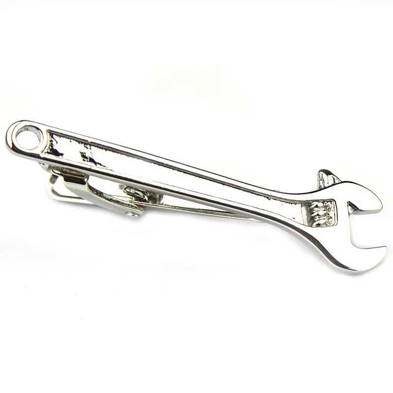 Wrench Tie Clips High-quality Copper Men Gifts Daily Suit Shirt Accessories Personality Simple Business Necktie ClipX240914