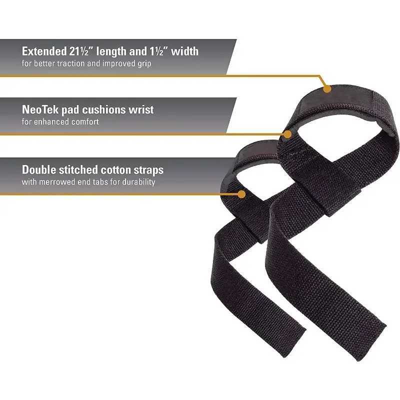Wrist Support 1PC Gym Lifting Straps Fitness Gloves Anti-slip Hand Wraps Wrist Straps Support For Weight Lifting Powerlifting Training z240913