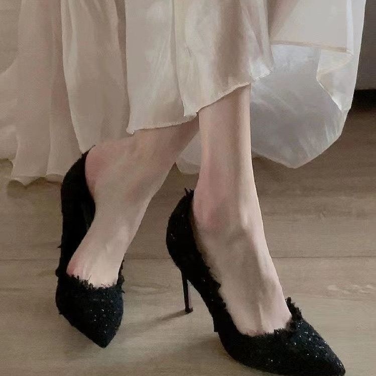 Spring Designer Women New Pumps Fashion Shallow Ladies Elegant Thin High Heel Party Dress Women's Shoes 143a