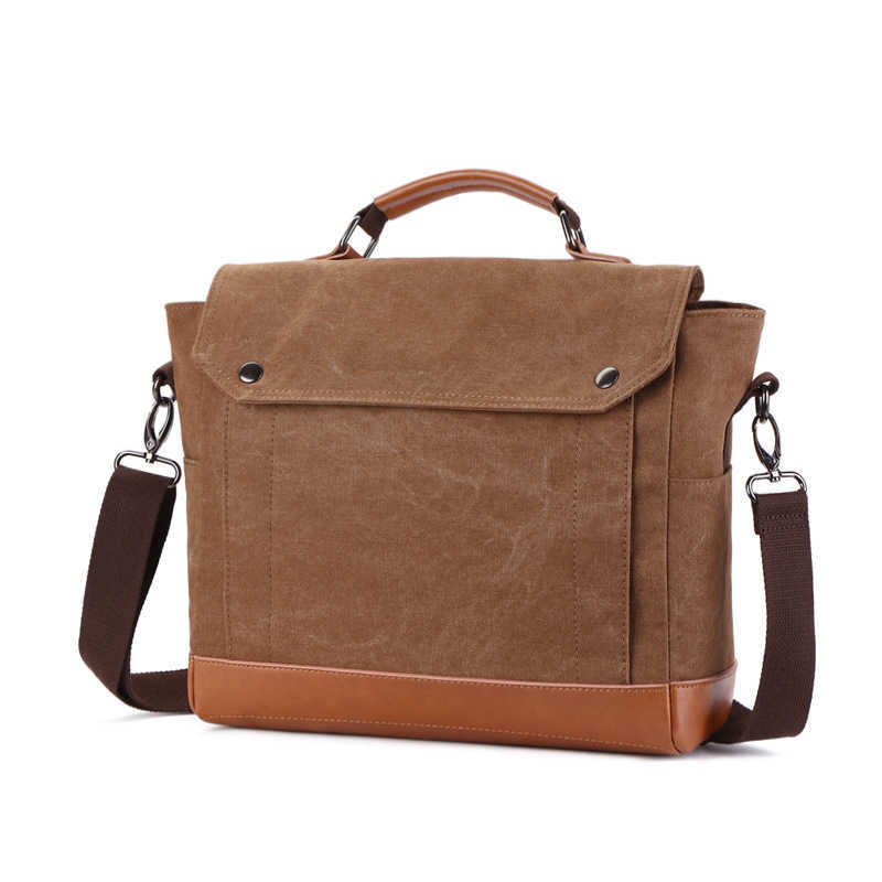 CMM canvas bag, business travel casual handbag, computer bag, men's single shoulder crossbody bag 240915