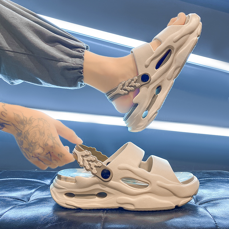 High Quality Men's Outdoor Sandals Slippers Beach Comfortable Slides Soft Clogs 2024 Men Casual Shoes Men Women Beach Sandals