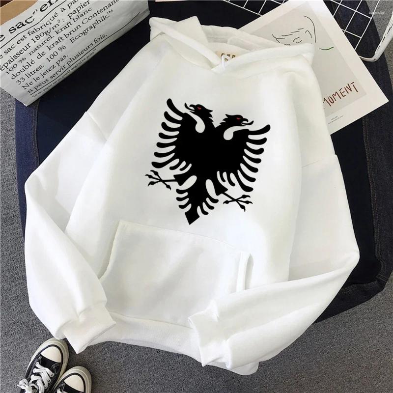 Women's Hoodies Albania Women Graphic Vintage Kawaii Streetwear Pullover Hooded Shirt Female Sweatshirts
