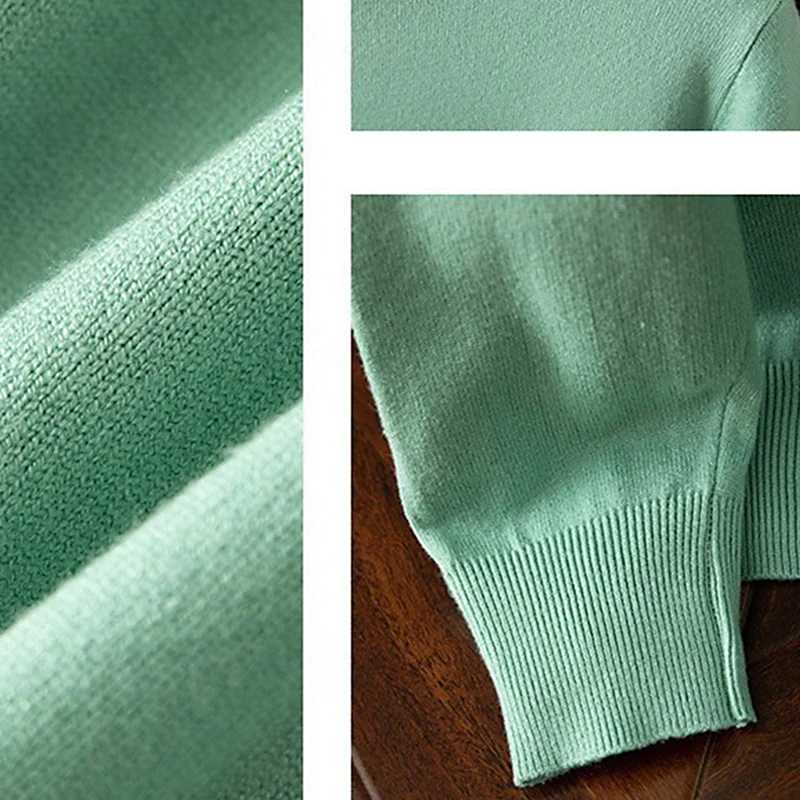 New Arrival Mens 100% cashmere sweater O-neck cardigan sweater knitted oversized wool sweater winter new top long Sve high-end jumper Z241111