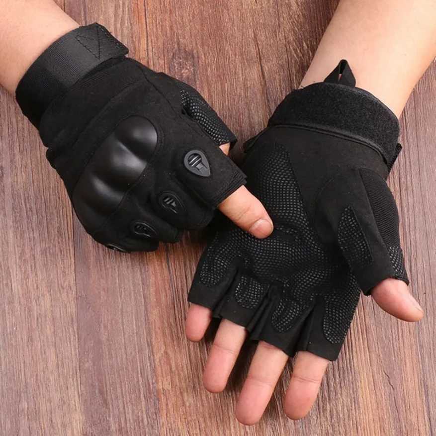 Outdoor Military Tactical Gloves Half Finger Mens Gloves FullFinger Mens Gloves Sports Shooting HuntingAirsoft Motorcycle Cyc Y240914