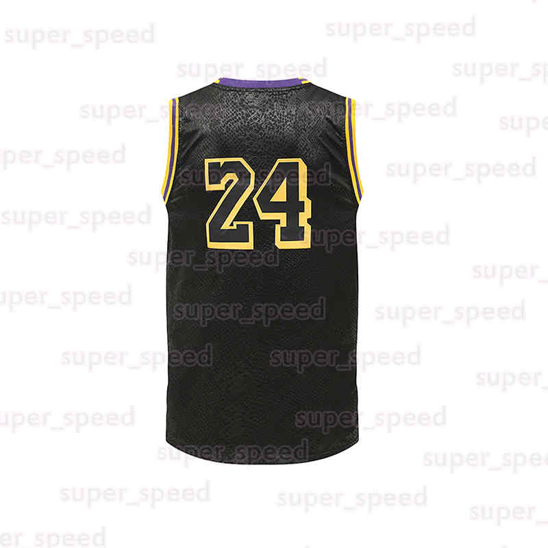 Youth Kids 8/24 Legends Black Basketball Jersey Front 8 and Back 24 Boys Sports T-Shirt Jerseys Children Clothing Embroidered