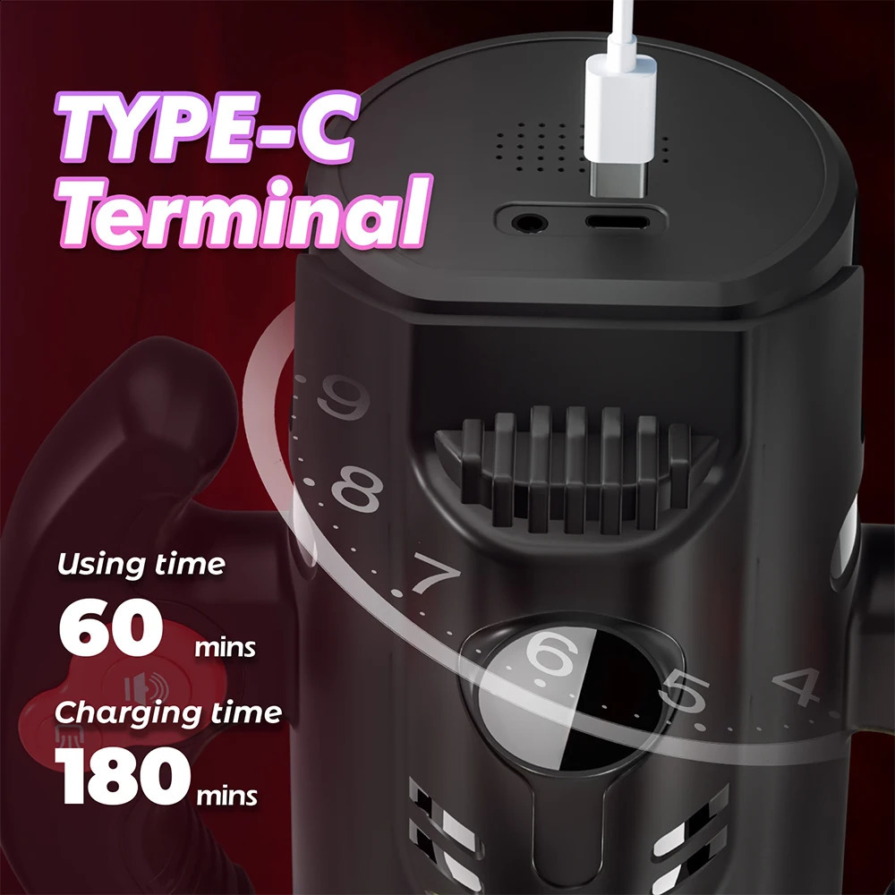 Automatic Man Masturbator With Handle Blowjob Masturbation Vagina Penis Oral Sex Machine Toys For Adults 18 240711