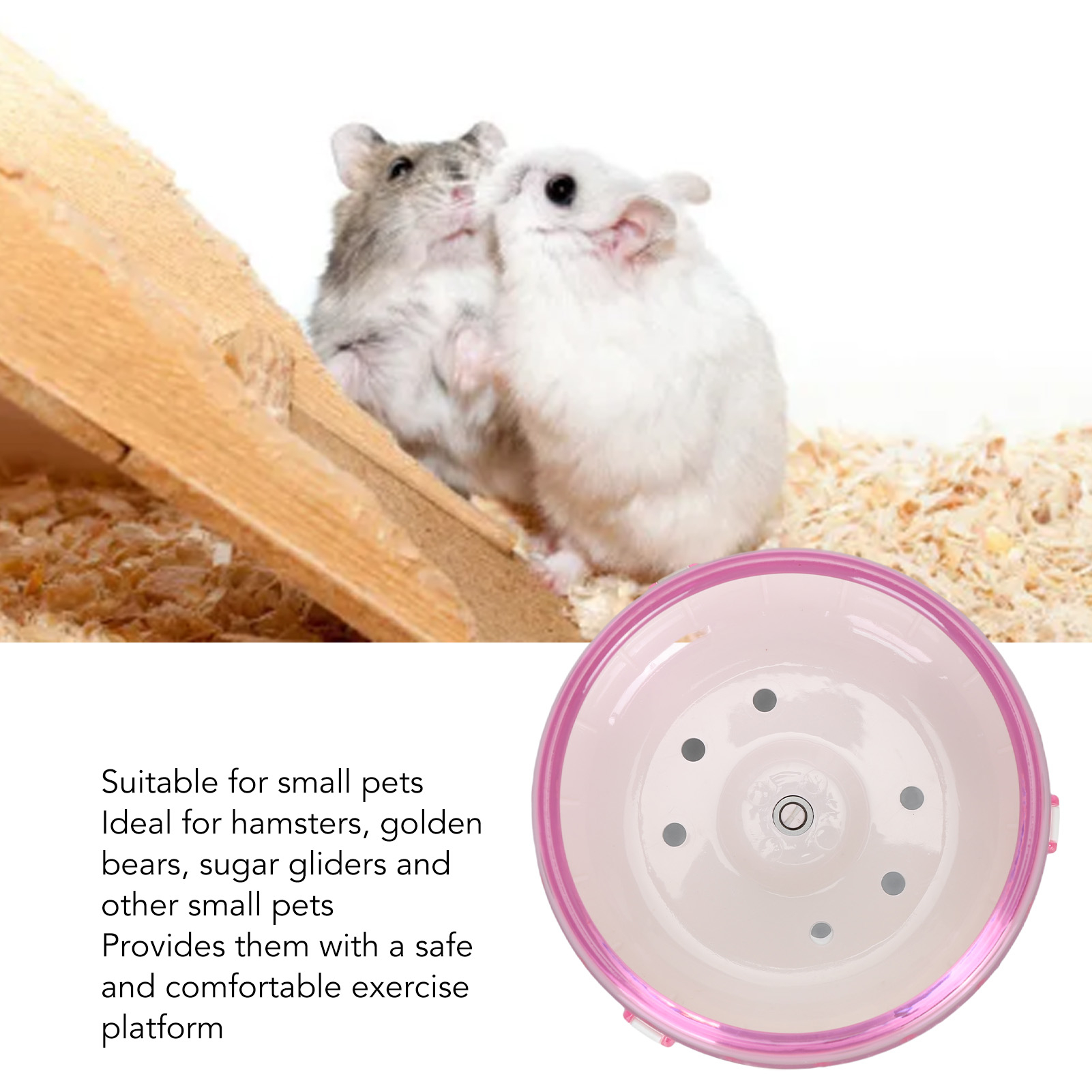 Running Wheel for Golden Bear Sugar Glider, Hamster Exercise Wheel, Interesting Small Pet