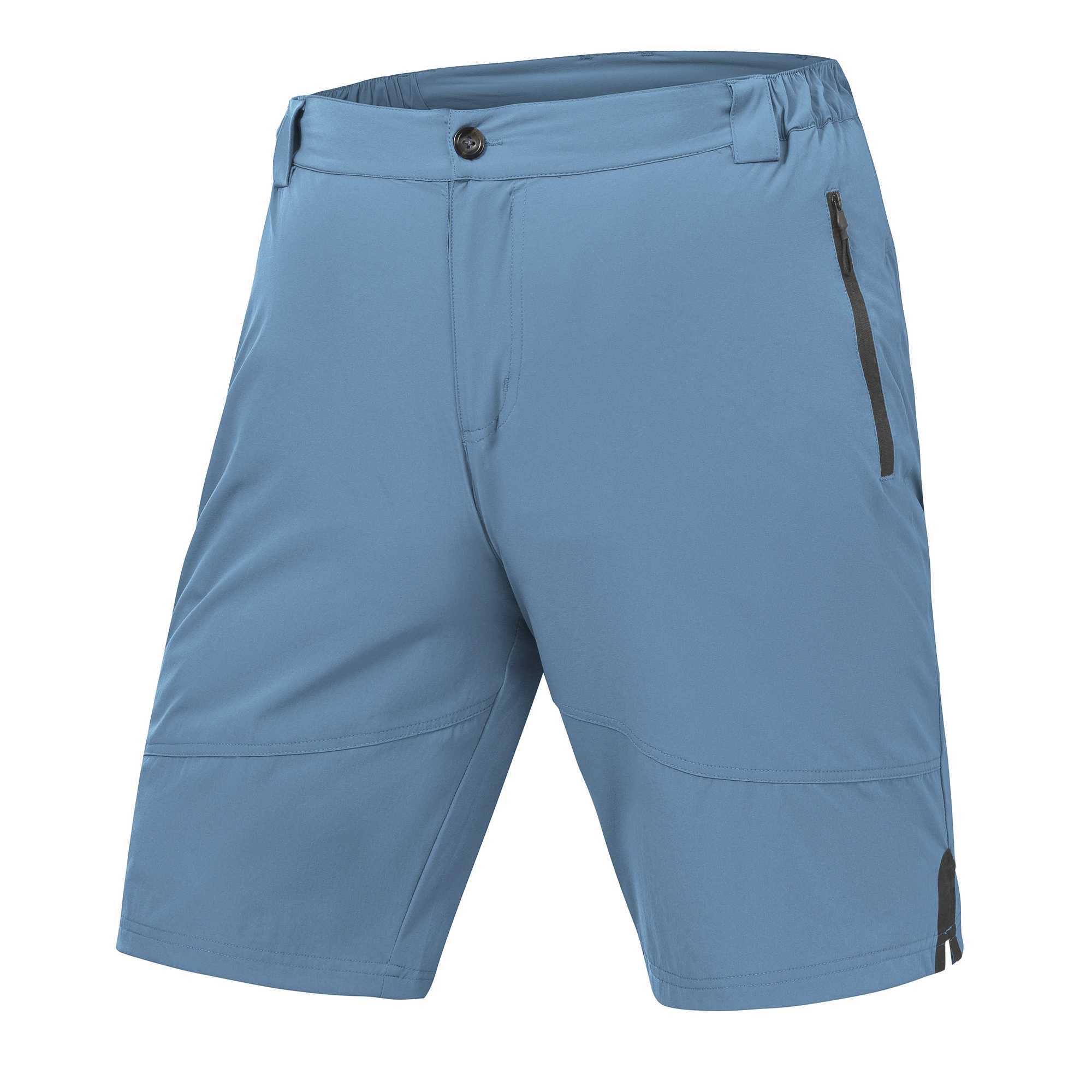 Mens Casual Outdoor Hiking Shorts Quick Drying Lightweight Sports Work Shorts with Zipper Y240914