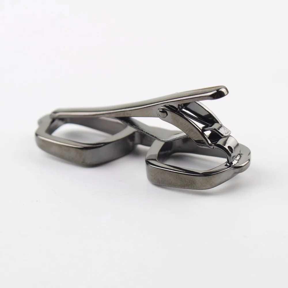 Black Neck Tie Pin Clips Clasp Chrome Stainless Steel Glasses Feather Mustache Golf Groom Mens Clothing AccessoriesX240914