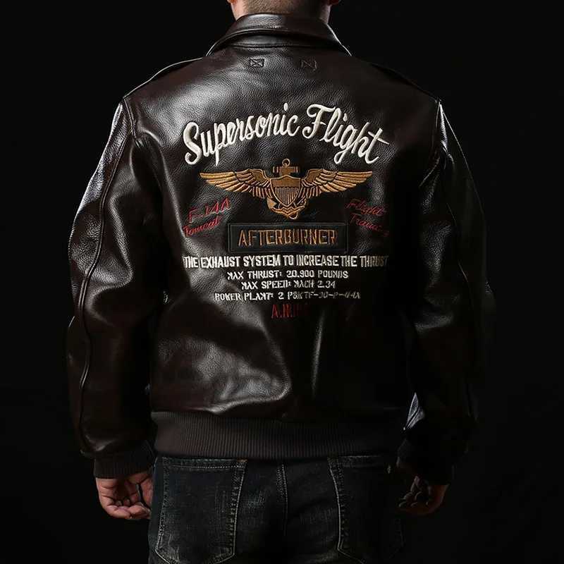 Home>Products>Asian Size Air Force Flight A2 Pilot Denim Leather Coat>Genuine Denim Flying Tiger Jacket W240914