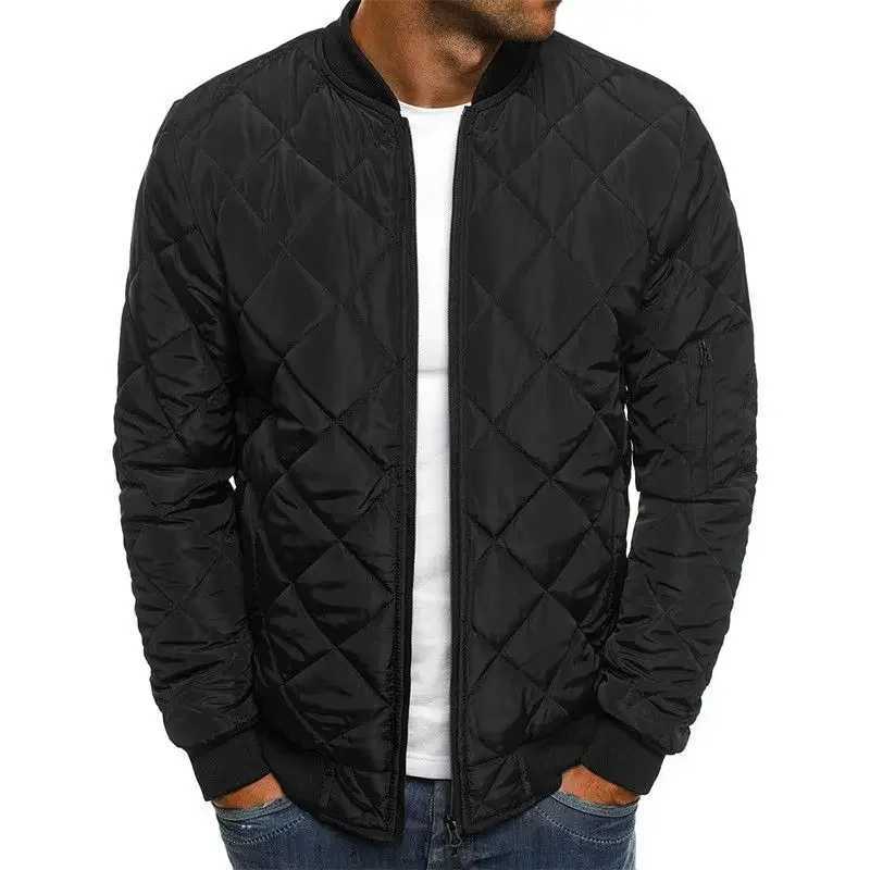 Mens down jacket lightweight inflator mens apron Coats collar park as a promotional short apron for casual quilted winter models W240914