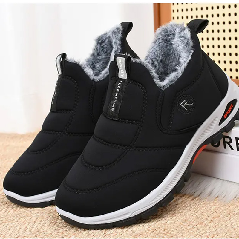 Snow Men Boots Winter Mens Shoes Male Warm Fur Shoes For Men Outdoor Men Footwear Waterproof Men's Boots Lightweight Work Shoes