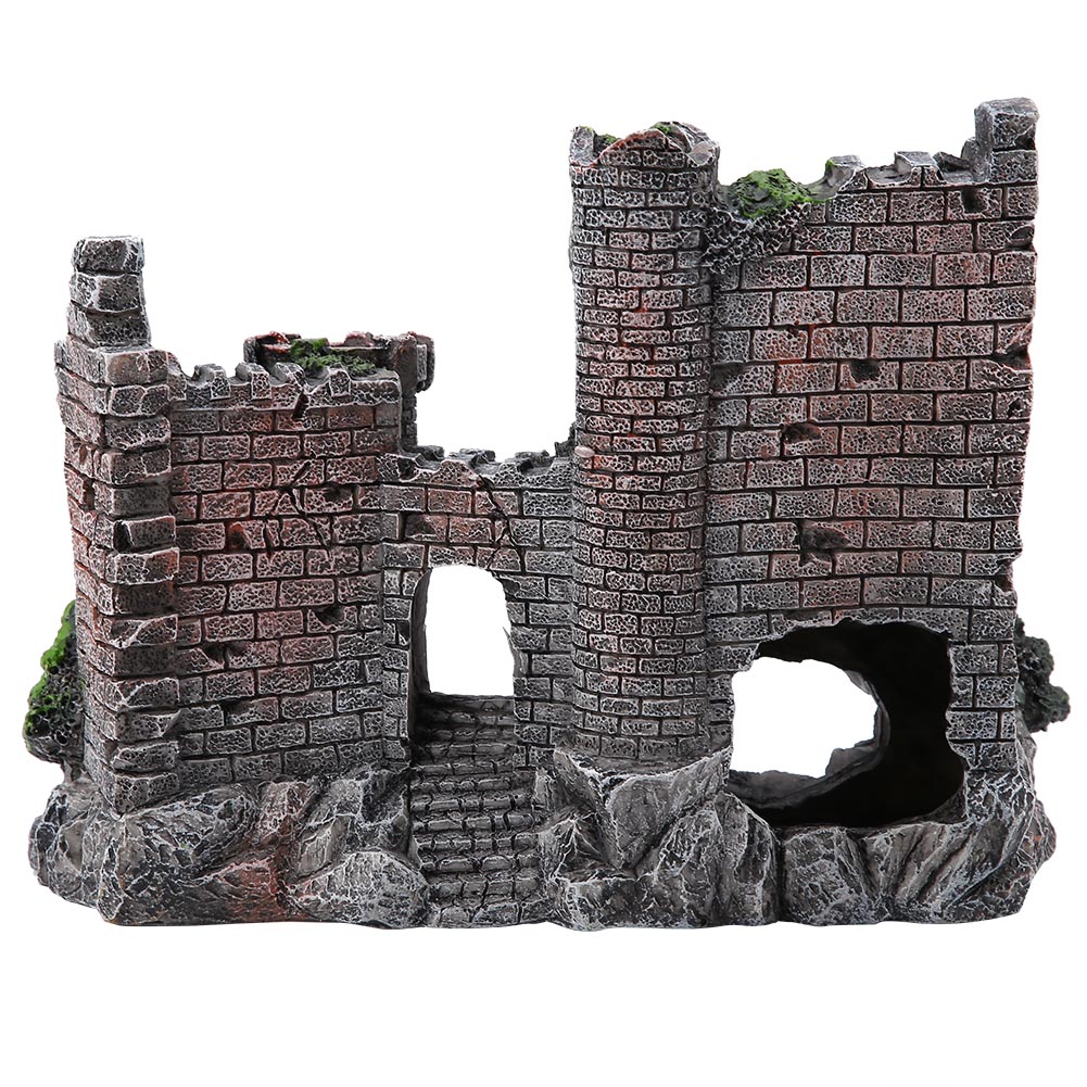 Simulation Resin Hide House for Fish Tank, Aquarium Ornaments, Decor