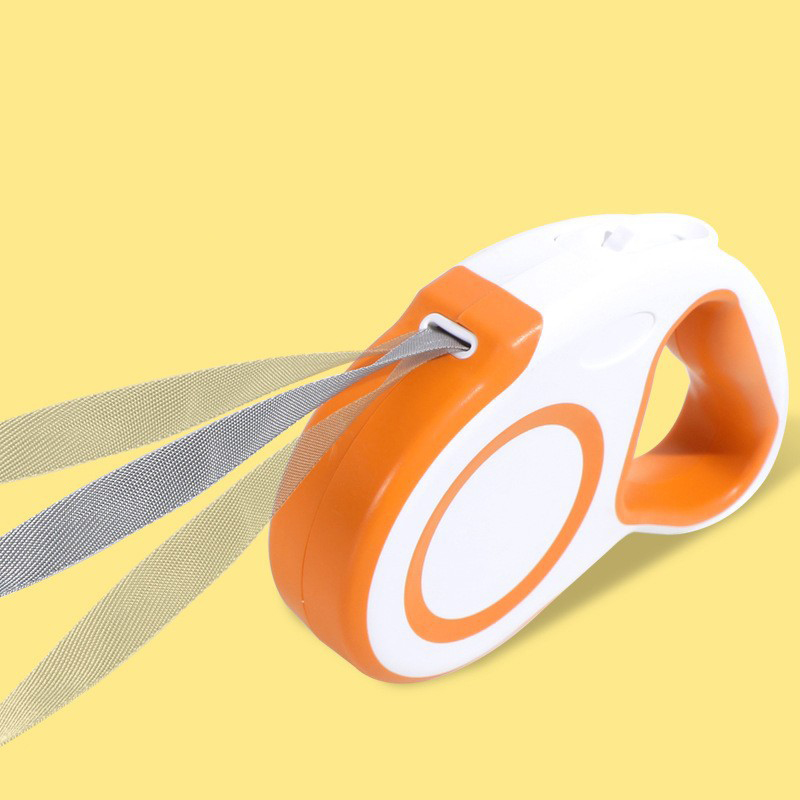 Dog Leash Retractable,No Tangle Dog Leashes Long for Medium Large Dogs,Nylon Cord and 1 Button Break & Lock Heavy Duty Dog Leads