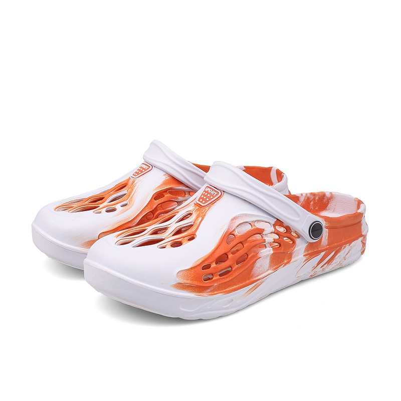 Summer Slippers Men Casual Slip-On Flats Comfortable Half Shoes Breathable Beach Sandals Unisex Men Flip Flops Size 45 Zapatos - view 7