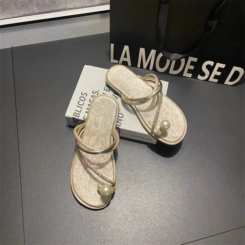Flip Rubber ps Women Summer Slides Pantofle Hawaiian Rome Scandals Shoes Woman 2024 Female Slippers Rubbe b35a 093
