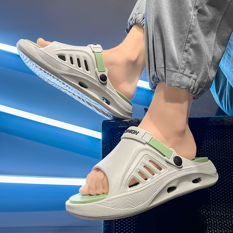 Men's Sandals Beach Outdoor Slippers Comfortable Slides Beach Clogs Men Casual Shoes Garden Shoes Men Leisure Slippers Sandals