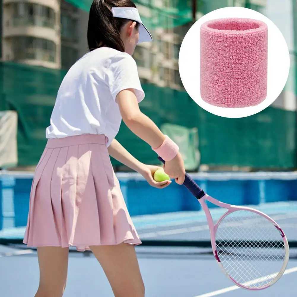 Wrist Support Towel Sports Wristbands Tennis Sweat Bands Basketball Volleyball Wrist Guard Quick Dry Athletic Exercise Wrist Brace Sweatbands z240913