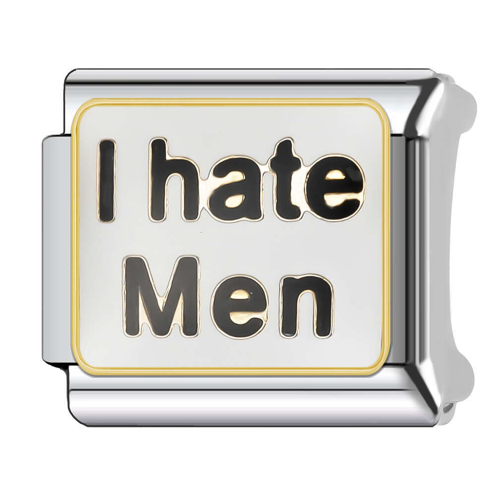 New Women's Gift I Love my brother and sister family Bead Italian Charms Links Bangle Beads Fit 9mm Stainless Steel Bracelet Making DIY For Women