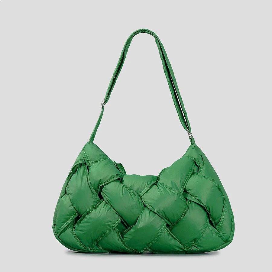 Nylon filled cotton bag womens y ner handbag wallet fashion large capacity woven shoulder cross body 240913