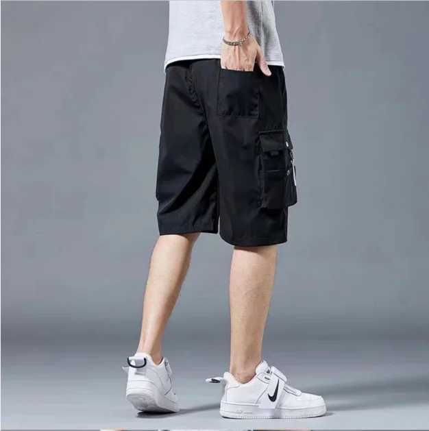 Cargo Shorts Mens fashion summer ins casual pants students trend port wind pants Y240914