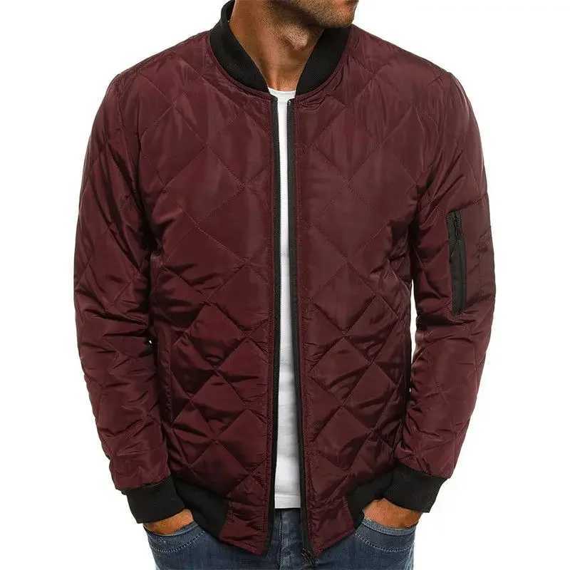 Mens down jacket lightweight inflator mens apron Coats collar park as a promotional short apron for casual quilted winter models W240914