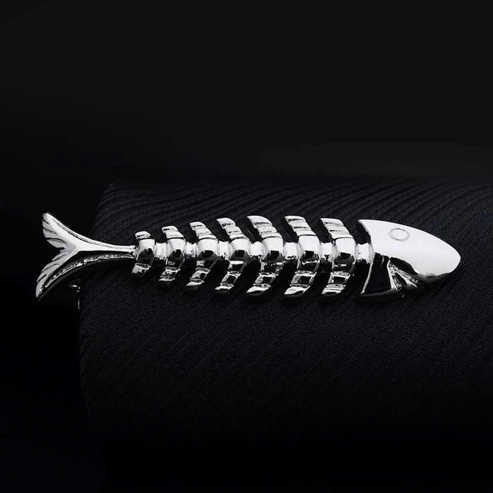 Charm Creative Wedding Gifts for Men Key Shape 1 Piece Jewelry Glasses Shape Necktie Clips Pin Tie ClipX240914