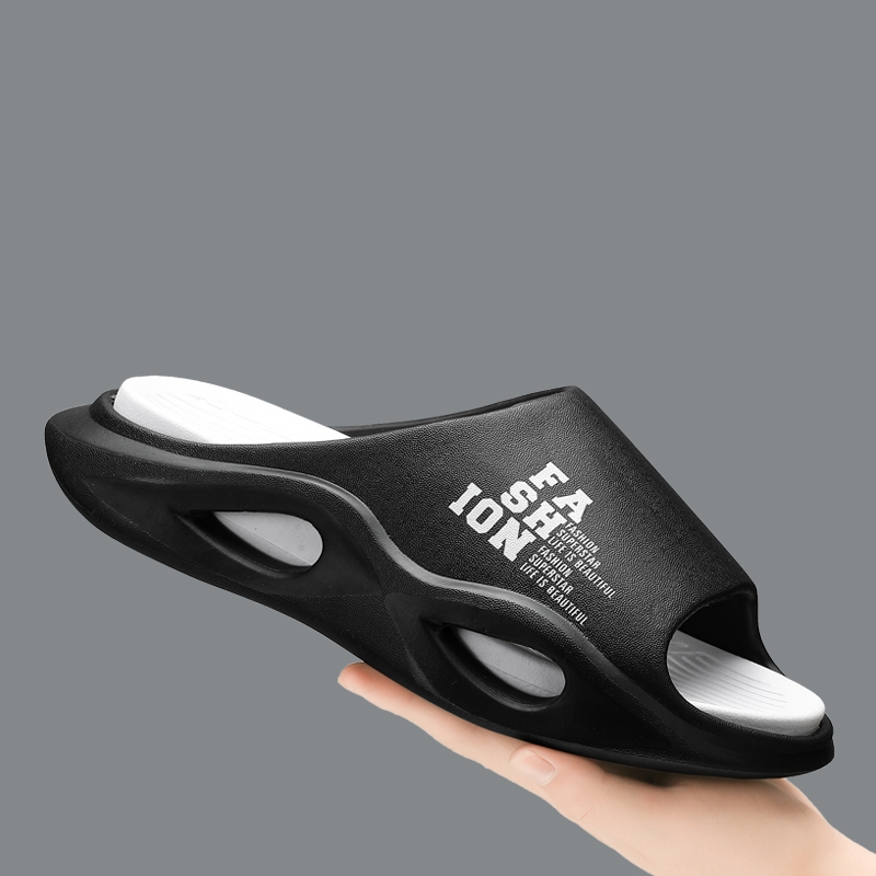 2024 New Men's Slippers Indoor Outdoor Sandals Beach Comfortable Soft Sole Slides Design Men Casual Shoes Mens Home Slippers