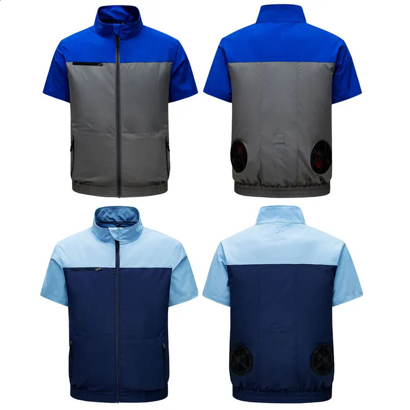 Summer Motorcycle Cooling Vest Men Cycling Fan Vest Air Conditioning Clothes Women Fan Clothes USB Fan Jacket Cooling Clothes 240912