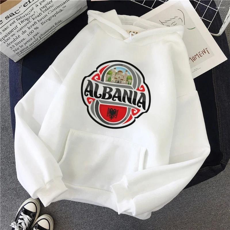 Women's Hoodies Albania Women Graphic Vintage Kawaii Streetwear Pullover Hooded Shirt Female Sweatshirts