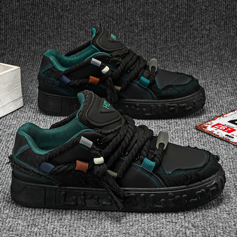 2024 Men's Dreadloc Bread Design Board Comfortable Casual Shoes