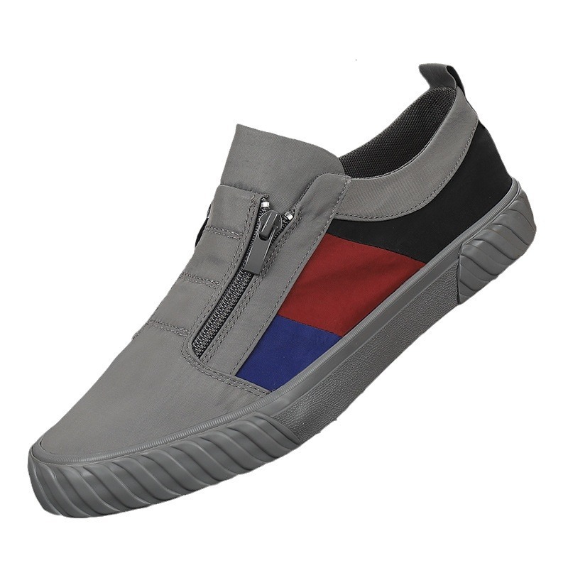 2024 Autumn Board New Breathable Men's Trendy Canvas Sports and Leisure Color Blocked Casual Shoes for Men
