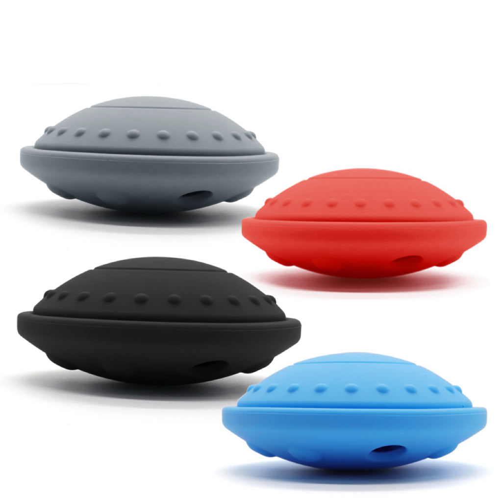 Soft Silicone Dog Food Feeding Ball Pet Chewing Toy Flying Disc Resistant Chew Interactive Pet Dog Chew Ball Toy